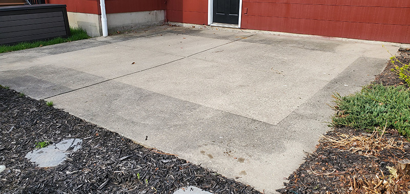 Concrete Cleaning Before