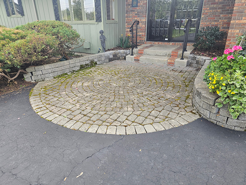 Paver Restoration Before