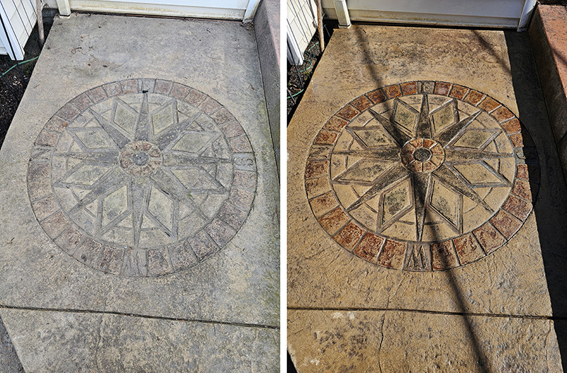 Professional Concrete Sealing Before and After